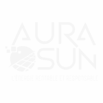 Logo partenaire Aura Sun - version blanche