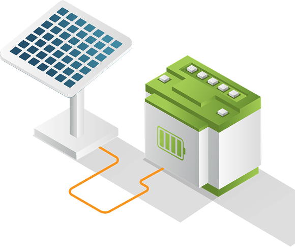 Panneau solaire - illustration