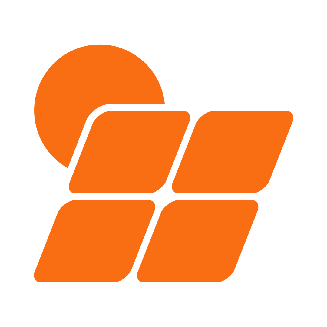 Logo Astral Conseil carr&eacute; fond orange